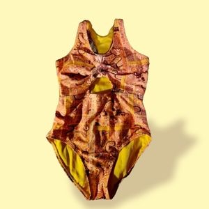 NWT! Paisley 1pc swimsuit - 10/12
